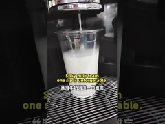 Máquina de venda automática de café com leite fresco