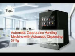 Máquina automática de venda de cappuccino com distribuição automática 57 kg