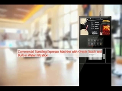 Máquina comercial de expresso com Oracle Touch e filtragem de água incorporada