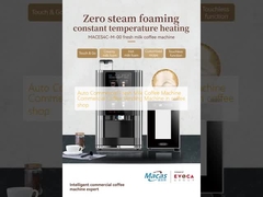 Máquina de café de leite fresco comercial automática Máquina de venda de café comercial na cafeteria