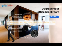 Máquina vendedora de café inteligente e compacta de feijão a xícara para implantação de OCS pela Evoacas