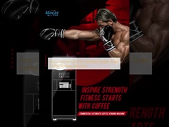 Máquina automática de venda de café de batida de proteínas