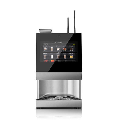 Máquina automática comercial de venda de café de feijão a xícara