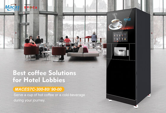 Máquina de café para estação de metrô