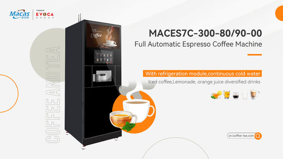 Escola Smart Touch Screen Máquina de venda automática de café suporte IOT