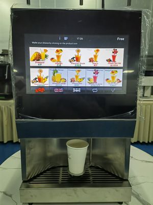 CUI/OUI Máquina de venda automática de café instantâneo de mesa com dispensador de copos