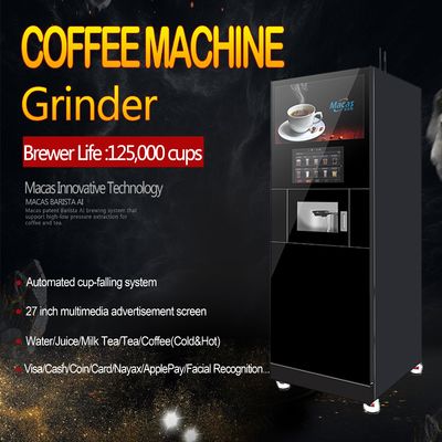 comprar Máquina de café comercial OEM Máquina automática de venda de café com cervejaria de chá fabricação em linha
