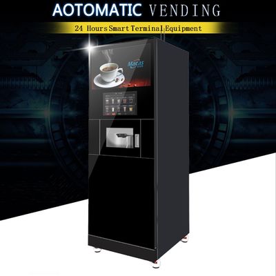 comprar Estação de metrô Máquina de café em pé Máquina de venda de leite e chá apoio IOT fabricação em linha