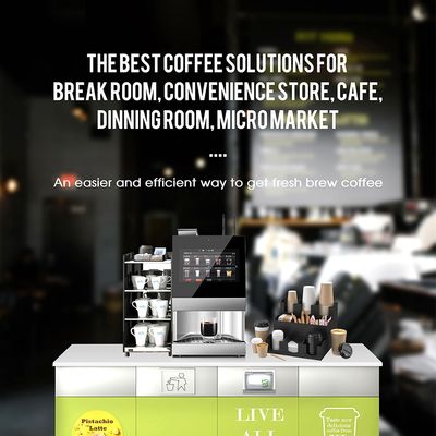 comprar WIFI 4G Máquina de venda de café comercial Máquina automática de café expresso fabricação em linha