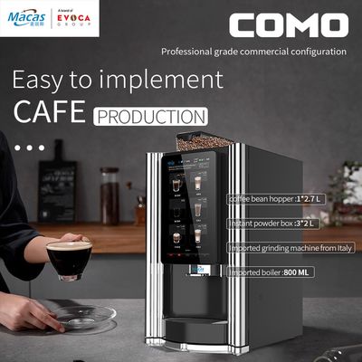 Máquina vendedora de café expresso com 10 sabores