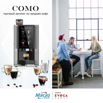 15Máquina de venda de café com ecrã táctil com MDB para café espresso cappuccino latte