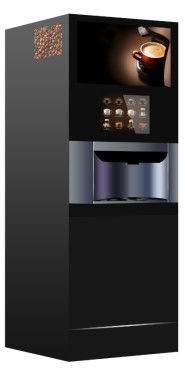 Máquina de venda de café MACAS Máquina de venda de café com tela de publicidade de 27 polegadas