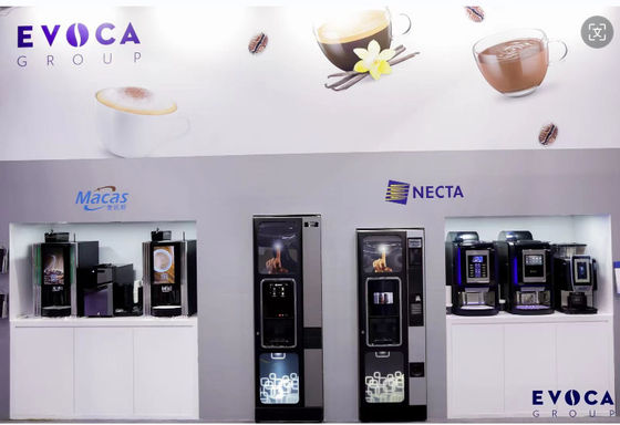 Máquina vendedora de café de feijão a xícara de tamanho conveniente para negócios