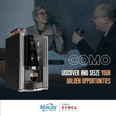 Experimente a conveniência da máquina vendedora de café de feijão para o seu negócio