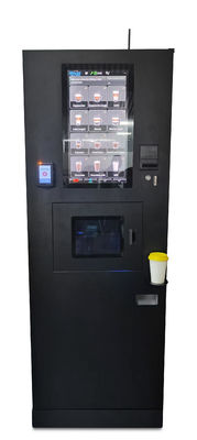 Máquina de café de tela única de 21,5 polegadas profissional de autoatendimento com sistema automatizado