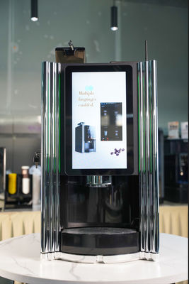 Seleção de bebidas pretas em máquinas vendedoras de café comerciais com tensão nominal AC220V/50HZ 110V/60Hz