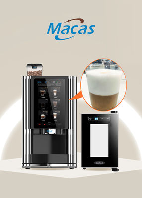 comprar Máquina de venda automática de café grão a grão, combinando conveniência e produzindo bebidas de café frescas sob demanda para escritórios e locais públicos fabricação em linha