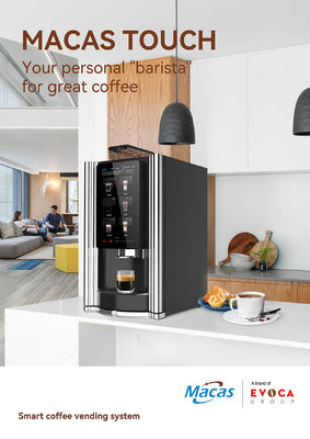 Máquina automática de café 220V 2000W com tela sensível ao toque de 15,6 polegadas