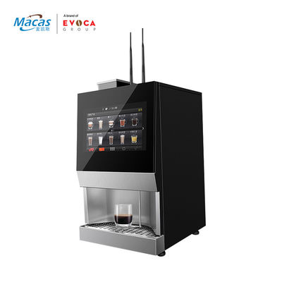 Máquina automática de café expresso inteligente com grãos frescos moídos