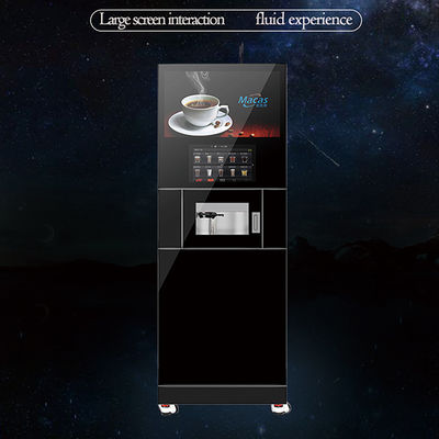 Bom preço. Máquina vendedora de café fornecimento piso máquina de café de pé máquina de cappuccino self-serve on-line
