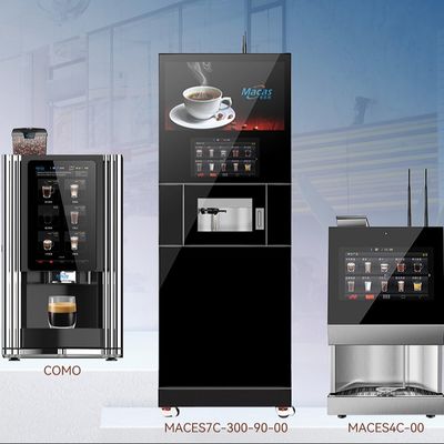 Bom preço. Aço inoxidável 304 auto-serviço máquina de café 220V 50Hz on-line