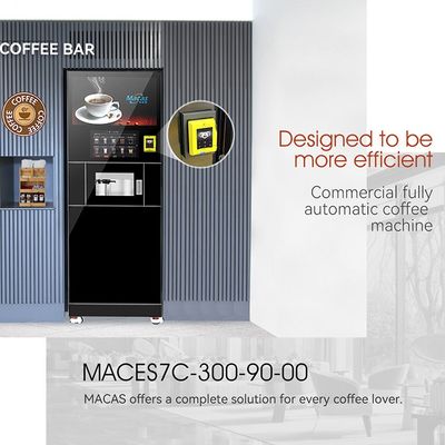 Bom preço. Máquina automática de venda de café comercial em pé on-line