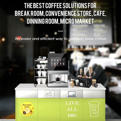 Bom preço. 2700W 15,6' 'Touch Screen Self-Service Farinha para máquina de café de taça para negócios on-line