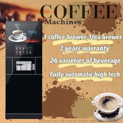 Bom preço. Máquina de venda de café de feijão a xícara Máquina de venda de café de plástico de metal on-line