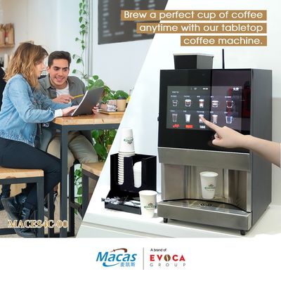 Bom preço. 2.2L Equipamento comercial de produção de café Máquina de venda automática de feijão a xícara 2700W on-line