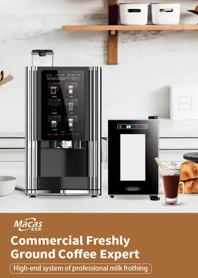 Máquina automática de venda de café de feijão a xícara de fácil limpeza e manutenção