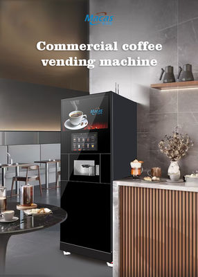 Bom preço. Máquina de café de gabinete totalmente automática Macas com tela sensível ao toque de 27 polegadas e monitoramento inteligente on-line
