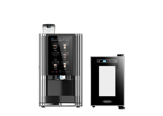 Bom preço. Máquina de venda automática de café com leite fresco para cafés on-line