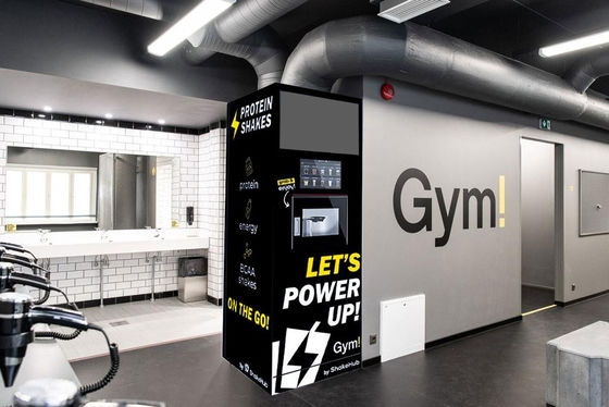Bom preço. Máquina automática de venda de proteínas instantâneas no ginásio on-line