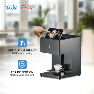 Máquina de autoimpressão de café EB-PRO 12 KG para impressão profissional e precisa