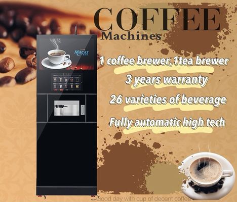 Máquina de café de pé com moedor importado