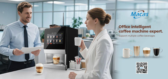 Máquina de café de alta qualidade no escritório.