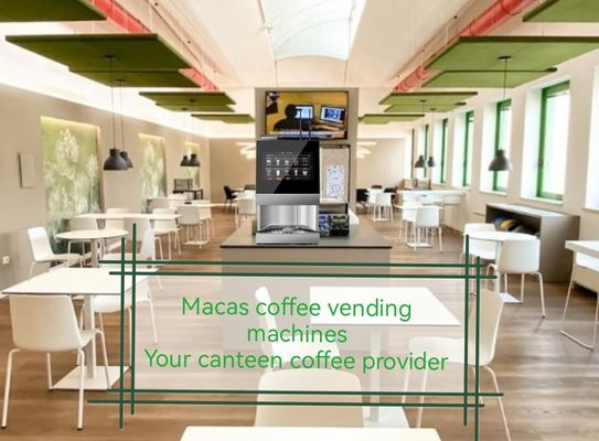 Bom preço. Melhor máquina de venda de café de feijão para xícara com moedor importado on-line