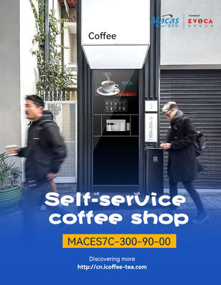 Máquinas automáticas de café Espresso com internet 4G