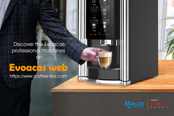 Bom preço. Máquina vendedora de café de feijão a xícara conveniente e fácil de usar para suas necessidades de escritório on-line