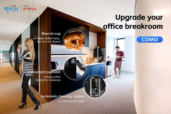 Bom preço. Máquina vendedora de café inteligente e compacta de feijão a xícara para implantação de OCS pela Evoacas on-line