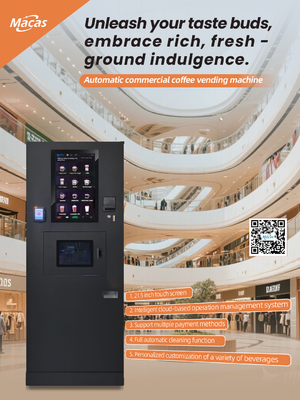 Bom preço. Máquina de café comercial totalmente automática, recém-moída, de ecrã único on-line